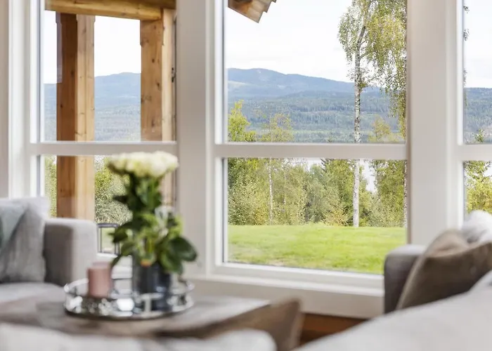 샬레 Scenic Cabin, 30 Mins From Airport Hurdal